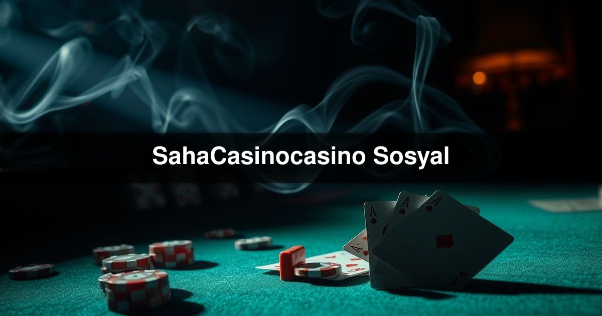 SahaCasinocasino Sosyal